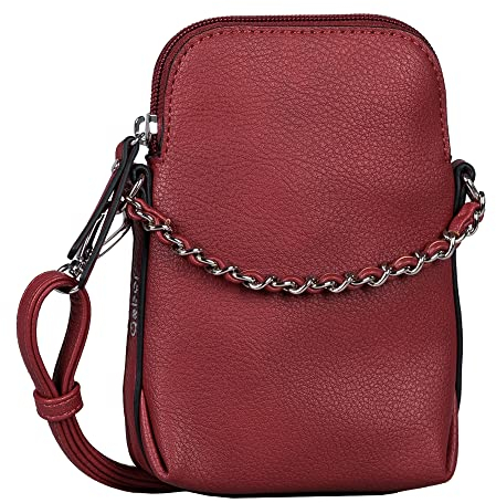 Gabor bags Valentine Damen Handytasche Umhängetasche Mittelgroß Rot