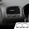 KUNGKIC fibre de carbone tableau de bord de la voiture de sortie de climatisation cadre de ventilation autocollant de revêtement Compatible with Volkswagen VW Golf 6 GTI MK6 2008-2013 Accessoires