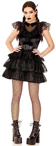 Leg Avenue 87198x 00109 Costume, Women, Black, 3X-4X