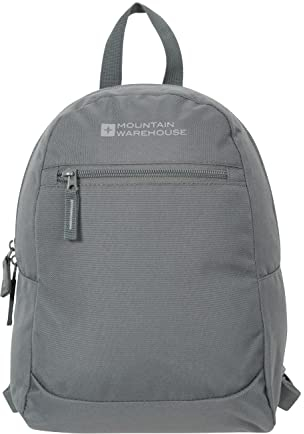 Mountain Warehouse Booklet Rucksack 6 L – Kompakte und Robuste Tasche mit, Schulterriemen und Reflektierenden Details – Für Herbst, Herbst Winter, Camping Kohle Einheitsgröße