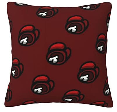Quadrat Kissen Fall Großer Schinken Rot Kissenbezug Weich Kissenhülle Modern Werfen Sie Kissenbezüge 45X45Cm Für Balkon Schlafzimmer Bauernhaus