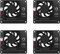 4X Argon Fan Hat for 4/3 Cooling Fan with Software Speed Adjustable/Large 40mm Fan for Raspberry Pi4