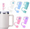 runrayay Pipettenkappe für Stanley Cups, 5Pcs Silikon-Pippenkappe für Stanley 30 und 40 Unzen Glas, 10 mm Pipettenkappe für Stanley Cup Zubehör