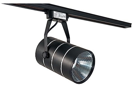 KOLORENO Ladenleuchte Steka 30W - Leistungsstarke Beleuchtung für Stromschienen -Ladenbeleuchtung - LED-Ladenlampe - Neutralweiß 4000K - Elegantes Design - Energieeffizient - Schwarz