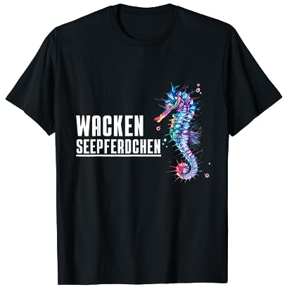 Wacken Survivor Seepferdchen 2023 Seahorse T-Shirt