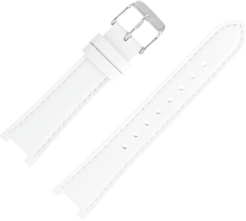 Tommy Hilfiger Uhrenarmband 19mm Leder Weiss - 679302612