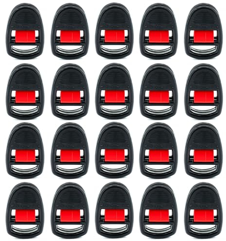 20 Stück CLIPSO Sockenklammern für Waschmaschine und Trockner - Sockenhalter in Schwarz