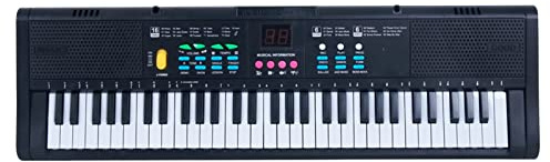 61 Keys Digital Music Electronic Keyboard Electric Piano With Digital Display Screen Microphone Electronic Keyboard