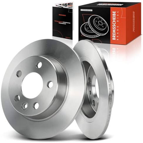 Frankberg 2x Bremsscheiben Hinten Voll Kompatibel mit Galaxy WGR 1995-2006 Sha.ran 7M6 7M8 7M9 1995-2010 Al.ham.bra 7V8 7V9 1996-2010 Replace# 7M0615601B