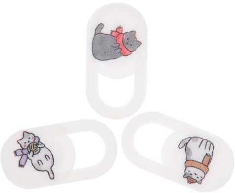 Angoily 3stücke Webcam-Abdeckung Für Laptop Tablet Abdeckung Privatsphäre Schutz Für Webcam Webkamera- -sichtschutz Material Einfach Anzuwenden