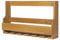 Vente-unique - Range Bouteilles et Verres Mural Vintage - Bois de Mindi - L. 70 x P. 15 x H. 40 cm - VIDAGO