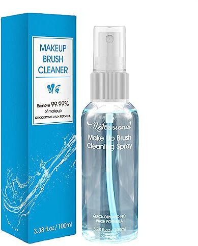 Spray nettoyant liquide pour pinceaux de maquillage rapide