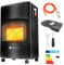 Eurocatch Chauffage au gaz - Chauffage mobile avec tuyau et régulateur de pression - Noir - 4200 W - plaque chauffante en céramique