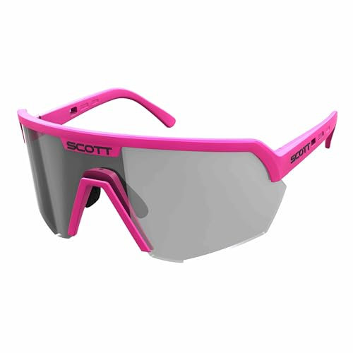 Scott Sport Shield LS Wechselscheiben Fahrrad Brille pink/grau Light Sensitive