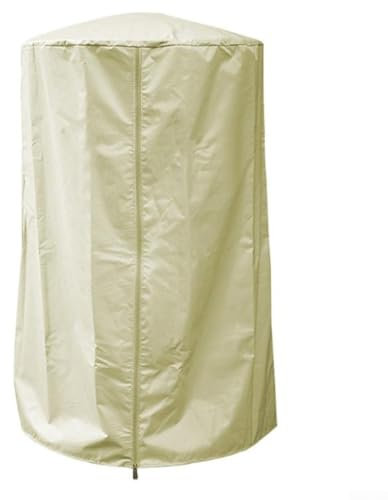 HpLive Housse de chauffage d'extérieur en tissu Oxford 210D imperméable, protection solaire, anti-pluie, anti-poussière, pour chauffage de terrasse, 61 x 96,5 cm (beige)