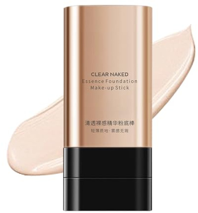 Foundation Stick, Full Coverage Creme Foundation, Wasserfest Und Langanhaltend Make Up Feuchtigkeitsspendender Concealer Balm Natural Glow Für Den Tag Makellose Haut