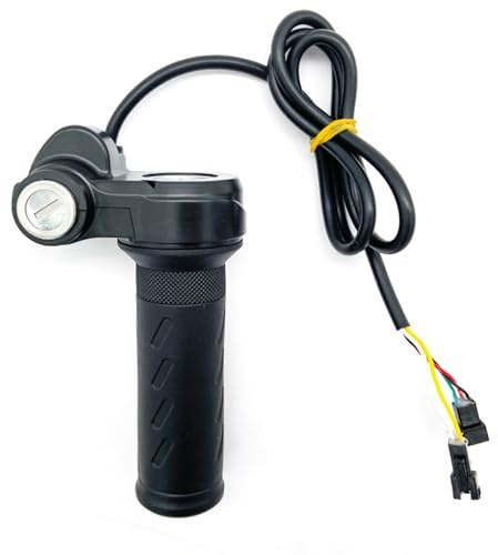 QUXVUIS Ebike Full Twist Throttle Grip Impermeabile Controller Twist Throttle Manopola acceleratore universale per scooter e tricicli