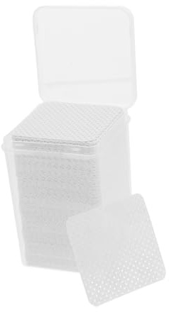 MOTHNUR 2 Stück Packung Baumwoll Nagellackentferner Pads Fusselfreie Tücher Sanfte Entfernung für Fingernägel Nagelpflege Zuhause Salon Abschminktücher