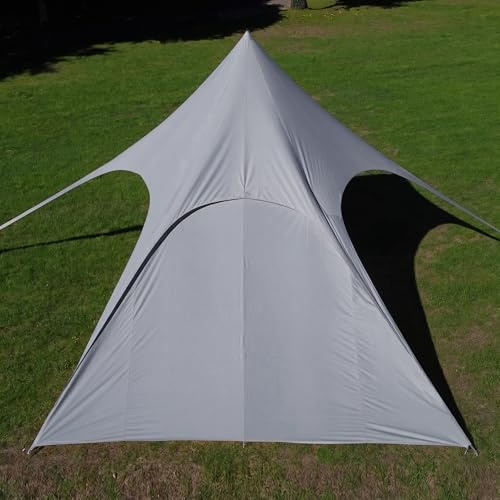 your GEAR Sonora PES - Sternzelt Ø 10 x 4 m UV 50+ Pavillon wasserdichter Sonnenschirm Sonnendach