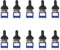 WMYCONGCONG Lot de10 interrupteurs à bascule SPDT AC 125 V 6 A On/Off/On 3 positions 3 broches avec capuchon