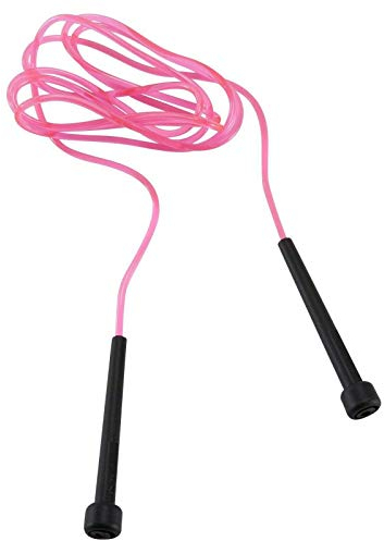 Be Smart Springseil, Nylon, verstellbar, für Springen, Boxen, Fitness, Speed-Seil, Training, Fitnessstudio, MMA B (Rosa)