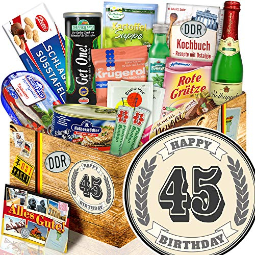 45. Geburtstagsgeschenke/Ossi Paket/Geschenke zum 45 Geburtstag