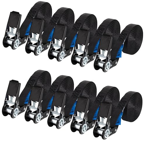 10 x Einteiliger Spanngurt 6 Meter LC 800 daN