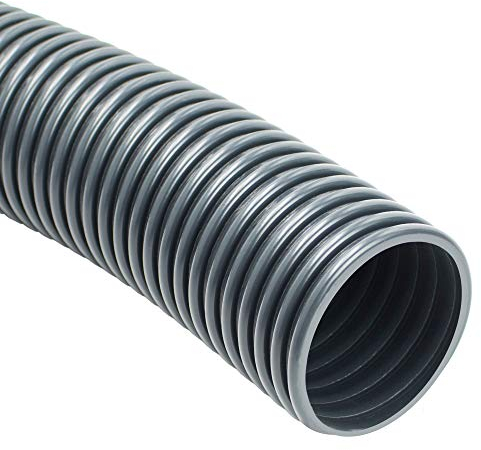 Absaugschlauch PVC *Grau Saugschlauch Spiralschlauch Flexschlauch leicht & flexibel - Meterware - (90 mm)