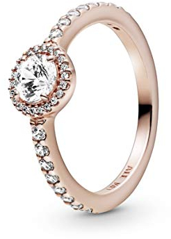 PANDORA Ring Rose Funkelnder Strahlenkranz 188861C01