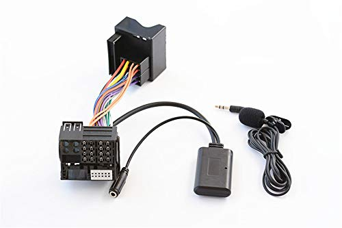 Adaptador de llamadas manos libres Bluetooth compatible con Peugeot 307 407 508 Citroen C5 RD4 C6 Blaupunkt VDO Bosch Radio, CD inalámbrico estéreo AUX interfaz de música
