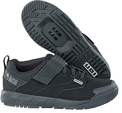 Ion Rascal Amp MTB/Dirt Fahrrad Schuhe schwarz/grau 2024: Größe: 44