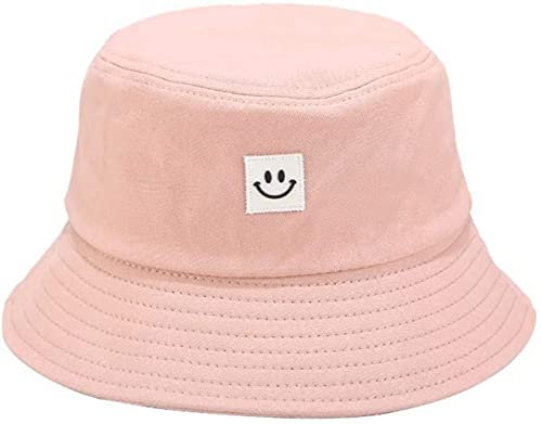 YKKJ Fischerhüte Bucket Hat Baumwolle,Unisex Faltbar Anglerhut ,Cap Breiter Krempe Sonnenhut zum Jagen Wandern Camping Reisen Angeln .(Rosa ) Dekoration