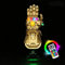 LED Licht-Kit für Lego 76191 Infinity Gauntlet, USB Anschluss Beleuchtungsset Kompatibel mit Lego 76191 (nur Lichter, Keine Lego Modelle) (Fernbedienung)