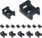 190 Pieces Black Cable Tie Bases,Cable Tie Mounts Saddles (Black)