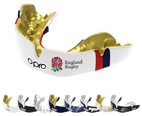 OPRO Instant Custom-Fit Mouthguard – Dentist Level Gum Shield Adult and Kids – OPRO Mouth Guard Boxing and MMA, Self-Fit Gum Shield Rugby and Hockey – Maximum Protection with Dental Warranty