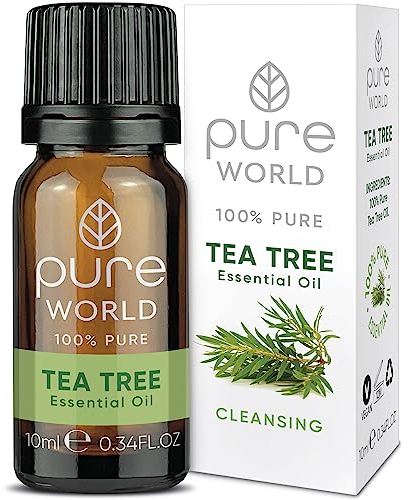 Australian Tea Tree Pure World Essential Oil 10ML 100% Pure & Undiluted for Bath, Massage, Diffuser, Aromapathy Therapeutic Grade