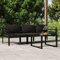 Festnight Balkon Sofa Aluminium Gartensofa 3 Sitzer mit Tisch Balkonmöbel für Keiner Balkon Balkonlounge Outdoor Sitzbank Garten Lounge Couch Loungemöbel Sitzgruppe Garten Gartenmöbel