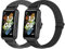 Huamanlou 2 Stück Elastisch Armband Kompatibel mit Huawei Band 7/Huawei Band 7 NFC, Nylon Verstellbarer Ersatzarmband Armbänder Sport Uhrenarmband Damen Herren