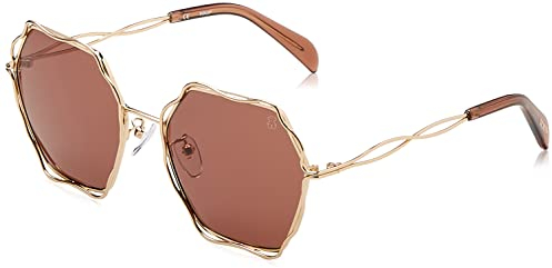 TOUS STO445 Brille, Shiny Rose Gold, 57 für Damen, Glänzendes Roségold