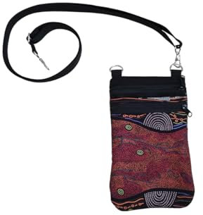 Umhängetasche mit Aborigenes Design Stoffe