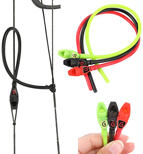 SHARROW 3 Stück Bogenschießen Peep Sight Tubing Ersatz Compound Bogen Gummi Peep Sight Rohr Silizium Schlauch für Bogen Visiere Zubehör (Schwarz)
