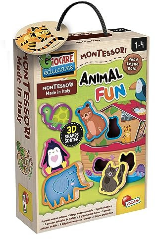 Lisciani Giochi - Montessori Wood Animal fun