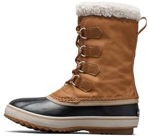 SOREL Men's 1964 Pac Nylon Waterproof Boot, Camel Brown/Black, 44.5 EU