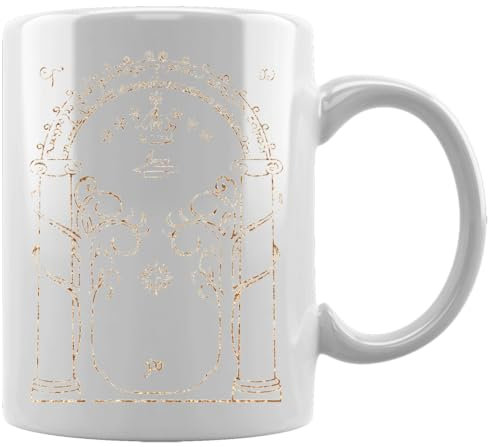 Gates Of Moria Keramikbecher Weißes Kaffee Tee Wasser Tasse Büro Home Ceramic White Mug Cup