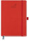 BEZEND Kalender 2025 Buchkalender A5 1 Woche 2 Seiten | Terminplaner 2025 Wochenplaner mit 100 g/m² Papier & Monats-Register | Planer & Terminkalender mit PU-Leder Hardcover - Rot
