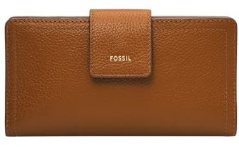 Fossil en cuir Porte-monnaie à languette Logan, pour femme, SL7830216