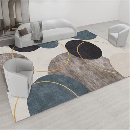 RUGMRZ Football Pitch Rug living room carpet 100x120CM art deco and modernist carpets blue x large area rugs gray washable modern minimalist design living room carpet