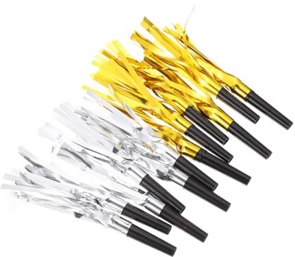 ifundom 2 Sätze Regen Weht Drache Horn Notfall Pfeifen Kopf Lärm Röhren Im Freien Zappeln Matschig Spielzeughupe Stift Zinn Klimpern Pop Silver P.s