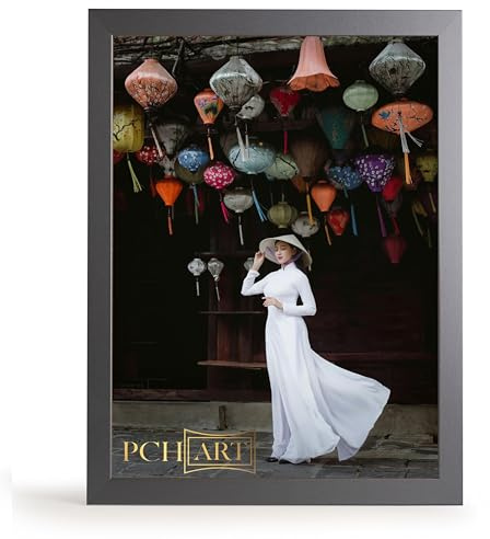 PCH[art] Bilderrahmen 'Aliyah' | Farbe: Graphit | Größe: 60x84 | 30mm Rahmenleiste im cleanen & trendigen Design