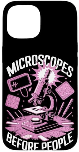 Microscopes Before People Science Enthusiast Case for iPhone 15